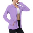 thumbnail image 4 of KALAKALA Sun Shirt Women with Hood Full Zip UPF 50+ Protection Fishing Hoodie Lightweight Long Sleeve Sunscreen Hiking Jackets, 4 of 6