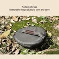 thumbnail image 3 of Baohd Lightweight Camping Fry Pan With Folding Handle For Outdoor Adventures With Storage Bag Convenient, 3 of 6