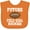 Orange, variant on Inktastic Football Future Field Goal Kicker Boys Baby Bib