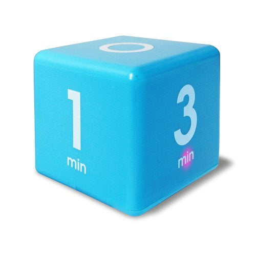 Cube Timer 1357 minute preset timer Blue