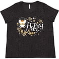 thumbnail image 3 of Inktastic Happy New Year with Cute Penguin Women's Plus Size T-Shirt, 3 of 5