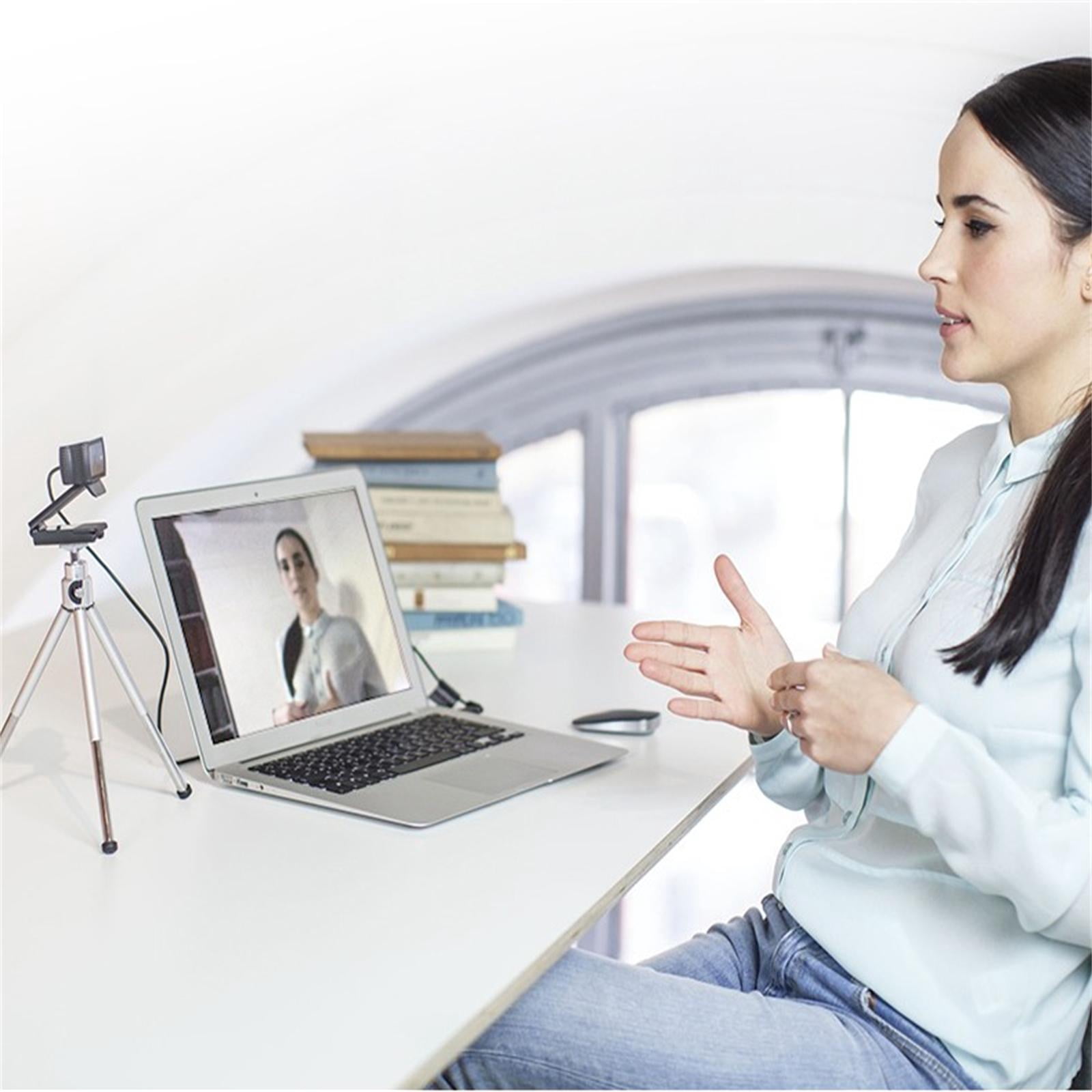 Logitech C920 PRO  Wired HD Commercial Webcam, 1080p/30fps, Auto Light Correction, Stereo Microphone, (dFOV): 78°, USB-A, RightLight 2 , for laptops, LCDs or monitors, Windows/macOS/ChromeOS,  Black