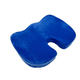 thumbnail image 2 of Bookishbunny Medium Firm Memory Foam Coccyx Seat Cushion Support Pillow Sciatica Pain Relief Car Office Chair, 2 of 7