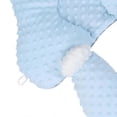 thumbnail image 3 of Toddler Neck Pillow Stable Support Safe Soft Breathable Cotton Fabric Toddler Body Pillow for Family Travel Blue(Polyester), 3 of 4