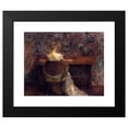 thumbnail image 2 of Thomas Wilmer Dewing 24x20 Black Modern Framed Museum Art Print Titled - The Spinet (ca. 1902), 2 of 5