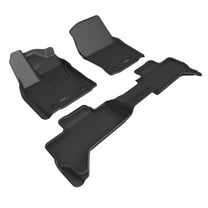 3D MAXpider Custom Fit Kagu Floor Mat (Black) Compatible with Toyota Tundra Double Cab 2022-2025 - Full Set