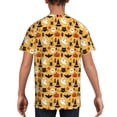 thumbnail image 5 of Wukai Halloween Ghost Pumpkin Youth Unisex Short Sleeve T-Shirt for Boys, Girls, Teens, and Kids-Medium, 5 of 7