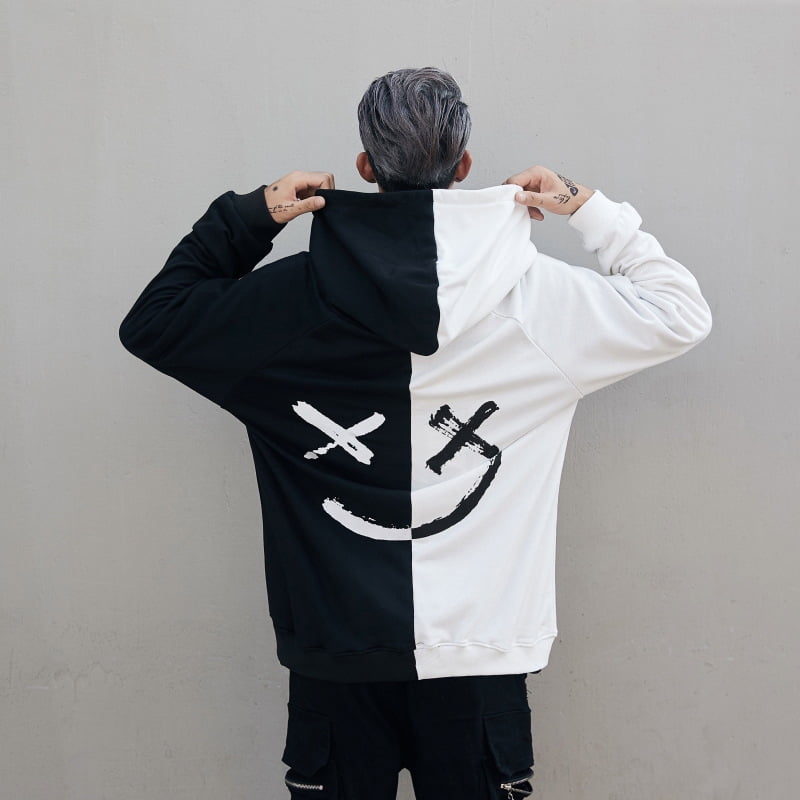 patchwork jumper mens