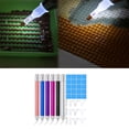 thumbnail image 4 of Crystal Painting Pen Glue Muds Assortment Home Ornament Making Set Portable Rhinestone Embroidery Tool Kit Ornament Handicraft Accessories, 4 of 8