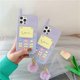 thumbnail image 4 of Compatible with iPhone 14 pro Case Soft Silicone Cute 3D Cartoon Design for Women Girls with Hair Ball Tassel Decoration Shockproof Anti-Scratch Prote, 4 of 4