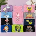 thumbnail image 4 of Lindo disfraz de verano de fibra de poliéster fresco y transpirable para gatos, camiseta para gatos, chaleco para cachorros, ropa para perros, 4 of 5