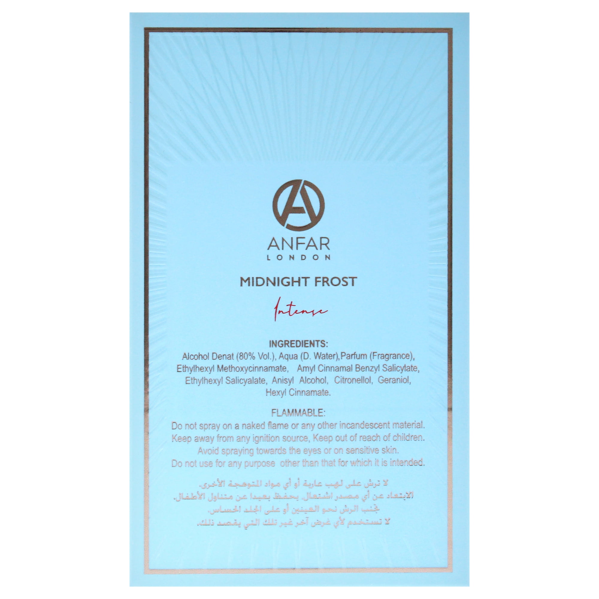 Anfar Midnight Edition - Midnight Frost Intense, Australia | Ubuy