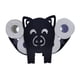 thumbnail image 4 of Soporte para papel higiénico Hierro Animal Papel para rollo de rollo Decoración Soporte para pañuelos de baño, Patrón 2 Monstrate HA004828-02B, 4 of 7