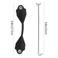 thumbnail image 2 of SHISUYAN 1 Set Battery Hold Down Bracket with Bolts Rubber Battery Holder Car Part, 2 of 8