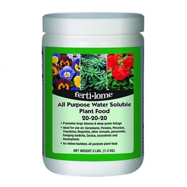 Fertilome  3 lbs 20-20-20 All Purpose Water Soluble Plant Food