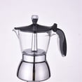 thumbnail image 1 of Strong Coffee Maker, Moka Pot Premium Crystal Shape Top Coffee, 4 cup, Classic Italian coffee maker for Coffee Lover, 1 of 5