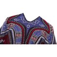 thumbnail image 4 of Women's Vintage Pattern Printed Winter Poncho Cape Shawl (Series 2-Red), 4 of 6