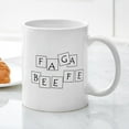 thumbnail image 3 of CafePress - FAGABEEFE Mug - 11 oz Ceramic Mug - Novelty Coffee Tea Cup, 3 of 4
