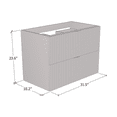 thumbnail image 6 of Nicole 2S 80 Floating Bathroom Vanity (32" Width), 6 of 6