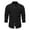 Black, variant on WREESH Mens Slim Dress Shirts Fashion Solid Button Down Long Sleeve Shirt Soft Shirt Breathable Undershirt Casual Workout T Shirts Black