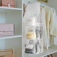 thumbnail image 2 of Handbag Organizer Closet Hanging Handbag Purse Organizer Purse Bags Holder with Pockets, 2 of 6