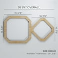 thumbnail image 3 of Ekena Millwork 26 1/4"W x 15 3/8"H x 1/4"T Medium Lockhart Decorative Fretwork Wood Wall Panels, Alder, 3 of 18