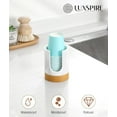 thumbnail image 2 of Luxspire Cup Dispenser For Bathroom, 3oz Cup Dispenser, Marble Resin Cup Holder, Disposable Paper Cup Holder for Bathroom, Cotton Pad Holder, Guest Bathroom Essentials, Marble White, 2 of 7