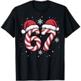 thumbnail image 2 of 100% Cotton Viral 67 Candy Canes Santa Holiday Kids Humor T-Shirt, 2 of 5
