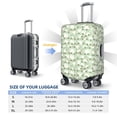 thumbnail image 3 of Cauagu Cute Frog Print Travel Luggage Cover,Travel Dust-proof Suitcase Cover Softside Suitcase Protector for 18-32inch,Not Included Suitcase, 3 of 8