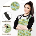 thumbnail image 2 of Cool Turtles with Sunglasses 5 Pcs Kitchen Set Heat Resistant Oven Mitts and Non-Slip Pot Holders with Adjustable Cooking Apron, 2 of 6