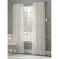 thumbnail image 3 of Brown Botanical Sheer Curtains 96 Inch Length 2 Panels Set, Farmhouse Spring Summer Branch Voile Window Treatment Semi Sheer Long Curtains Drapes for Bedroom/Living Room/Kitchen 52"x96"x2, 3 of 7