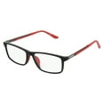 thumbnail image 2 of Ironman Rectangle Black/Red Reader Eyeglass 2.50, 2 of 6