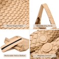 thumbnail image 4 of Bolso de mano MELOLILA grande de piel tejida para mujer con bolso de mano, 4 of 6