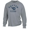 thumbnail image 2 of Men's ComfortWash Gray Dayton Flyers Arch Logo Garment Dyed Long Sleeve T-Shirt, 2 of 3