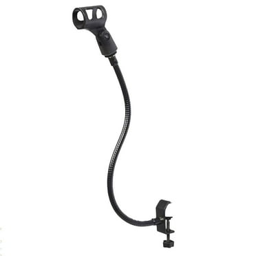 Adjustable Gooseneck Microphone Stand Heavy Duty Flexible With Clip for Live