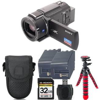Sony FDR-AX43 4K UHD Handycam, 32GB SanDisk Card, Case, Tripod +