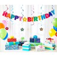 thumbnail image 3 of American Greetings Rainbow Birthday Party Supplies, Banner Kit (7-Pieces), 3 of 3