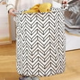 thumbnail image 5 of Dsscvnef Cetacean Pattern Laundry With Handles Blanket Storage With Houndstooth Foldable Fabric Bedroom Hamper Dirty Clothes Hamper for Living Room Baby Room, 5 of 5