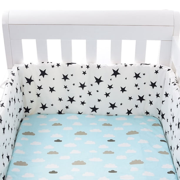 Cojín Parachoques Suavidad Función Protectora Protección Anticolisión Diseño Desmontable Accesorios Para Bebés Suministros Para La Cama Parachoques De Tela matsuzay BA001543-01