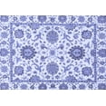 thumbnail image 1 of Ahgly Company Machine Washable Indoor Rectangle Abstract Blue Modern Area Rugs, 4' x 6', 1 of 4