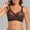 #0247-Coffee, variant on Underwire Bra for Women, Solid Floral Embroidered Thin Fixed Cup Everyday Bra, Back Smoothing Lifting Bras, Demi Cup T Shirt Bra Gift
