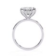 thumbnail image 2 of Gemone 14K Solid Gold 2 CT Princess Cut Lab Grown Diamond Halo Ring, 2 of 2