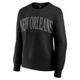 thumbnail image 2 of Women's Fanatics  Black New Orleans Saints Elements Pullover Sweatshirt, 2 of 7