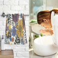 thumbnail image 7 of Yayeee 100% Cotton Hand Towels for Bathroom 16" x 28" Soft Absorbent Kitchen Towel, Blue Flowers, 7 of 7