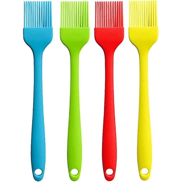 Cepillo para untar repostería, silicona resistente al calor Salsa Mantequilla Aceite Hornear Cepillo para cocinar Cepillo de silicona Cepillo para barbacoa Cepillo de silicona Herramienta pa