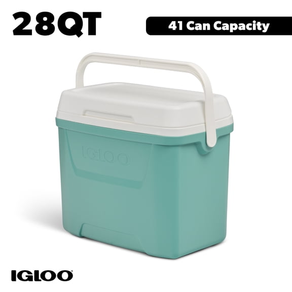 Igloo 28 QT Laguna Ice Chest Cooler, Teal Blue