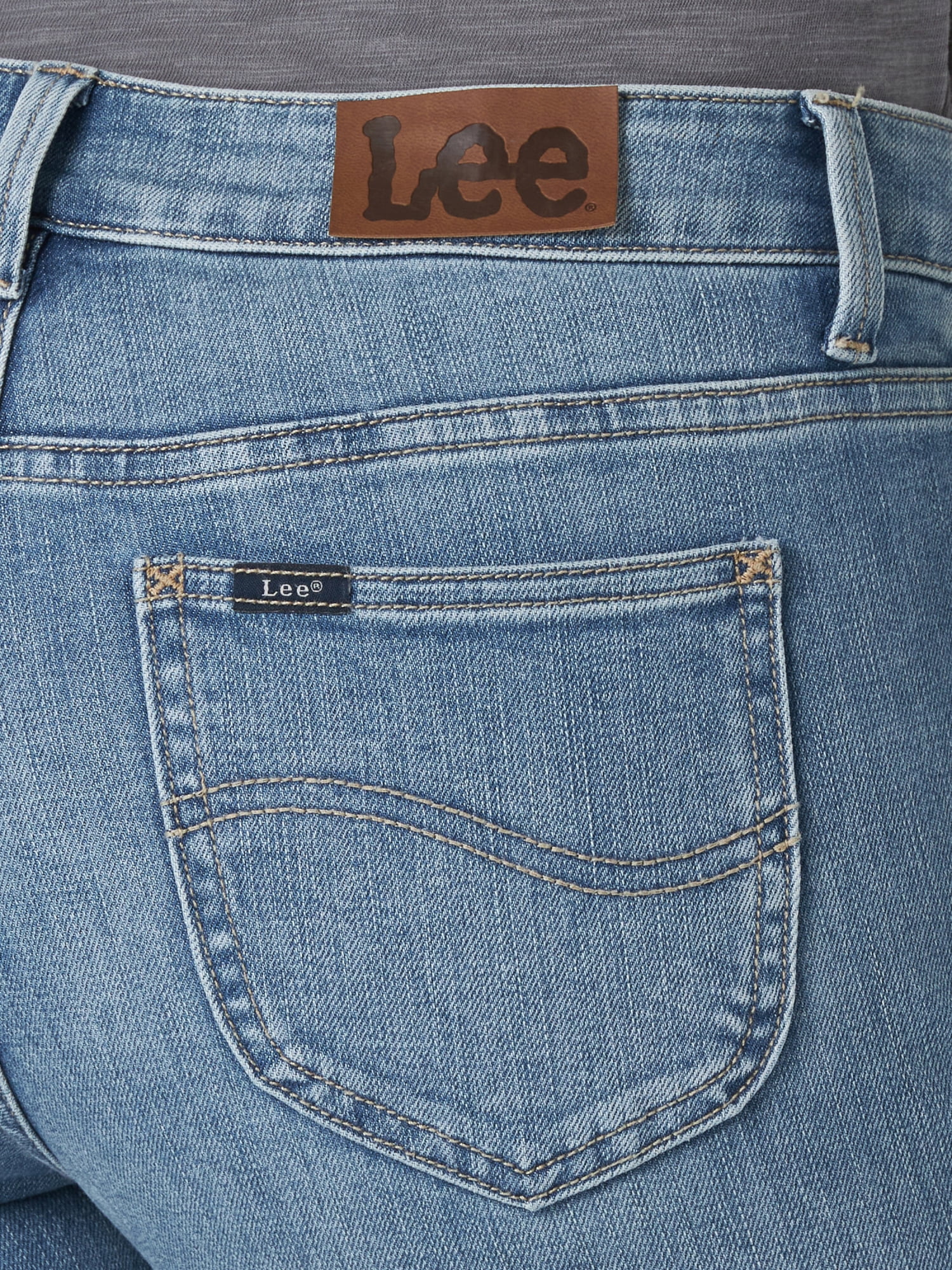 Lee Women's Secretly Shapes Stretch Denim Five Pocket Jean