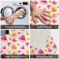 thumbnail image 2 of Colorful Watermelon Front Door Mat, Indoor Mats for Bedroom Bathroom Kitchen, Floor Mat Non-Slip, Soft Carpet Floor Cover Machine Washable Entryway Mat - 20x31.5in, 2 of 5