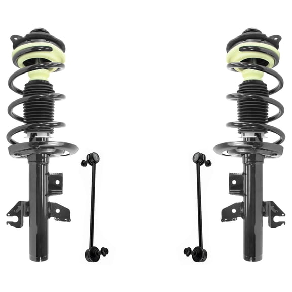 Front Complete Strut & Sway Bar Links For Chrysler 200 All Wheel Drive 15-17