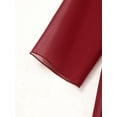 thumbnail image 5 of Zaldita Women's Chiffon Open Front Long Sleeve Sheer Bolero Shrugs Loose Casual Cardigan Burgundy 3XL, 5 of 7
